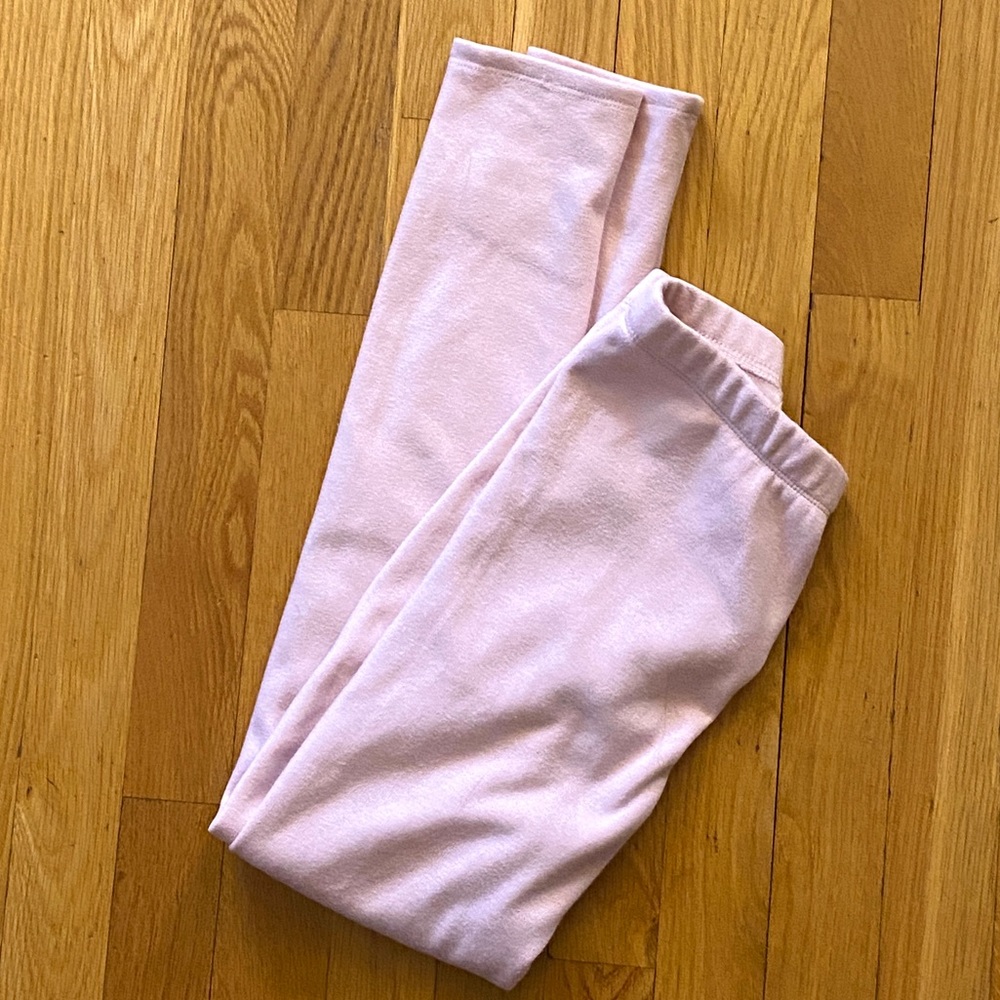 Gymboree Fleece Lined Leggings Light EUC pre-owned condition. Girls L